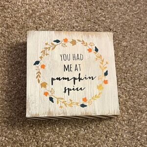 Autumn Themed Decorative Sign